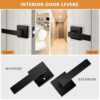 Probrico Passage Door Lever Handle Interior Non-Locking Leve... - Image 3