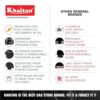 Khaitan 2 Burner Nano Black Premium Toughened Glass | LPG Co... - Image 7