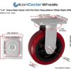 ICON CASTER WHEELS 6" x 2" PRO Heavy Duty Industrial Casters... - Image 9