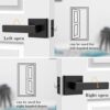 Probrico Passage Door Lever Handle Interior Non-Locking Leve... - Image 7