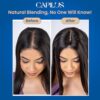 Capilus 100% Human Hair Extensions for Women, Clip in Scalp ... - Image 9