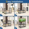 TOCRETOARE Fish Tank Stand 40 Gallon, Metal Aquarium Stand 3... - Image 7