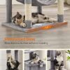 FEANDREA Cat Tree, 75.2-Inch Tall, 4 Levels with Scratching ... - Image 9