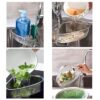 SHARANAM Steel Sink Corner Strainer Kitchen Stainless Steel ... - Image 5
