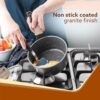 AGARO Imperial Granite Non Stick Cookware Set, 4pcs Cookware... - Image 3
