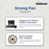 Sunflame Pride 4 Burner Gas Stove | 2 Medium and 2 Small Bra... - Image 5