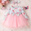 Niren Enterprise Hornbill Floral Printed Purple Color Baby F... - Image 3