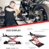 Samnantools Hydraulic Foot Operated Two Wheeler Lift — 300 K... - Image 4