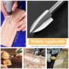 Wood Carving Tools for Rotary Tool, 5Pcs HSS Woodworking Too... - Image 7