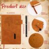 Cholemy 12 Pieces Tree Life A5 Lined Leather Journal Noteboo... - Image 3