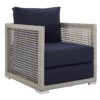 DEVOKO Outdoor Wicker Woven 6 Pieces Sectional Patio Furnitu... - Image 4