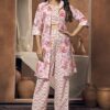GRECIILOOKS Rayon Ethnic Kurta Set Pink - Image 4