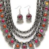Shining Diva Fashion Latest Stylish Fancy Oxidised Silver Tr... - Image 3