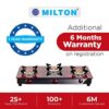 MILTON Premium Red Manual Ignition Glass Top Gas Stove,1-Yea... - Image 4