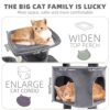 YOUPET 33.46" Cat Tree Tower with Cat Condo and Scratching P... - Image 4