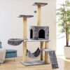 Cat Tree Tower with Scratching Post Plush Perch and Tunnel, ... - Image 6