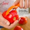 JAVA Universal Peeler || Stainless Steel Blade || Serrated a... - Image 3