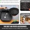 Niwix Pack of 2 Air Fryer Silicone Liners I Round Basket Bak... - Image 4