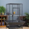 Prevue Pet Products 3352Blk Park Plaza Bird Cage, Black Hamm... - Image 8