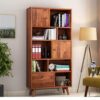 Bestway Ts Tiny Space Sheesham Wood Open Bookcases Shelf Wit... - Image 2