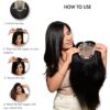 THE SHELL HAIR 5x5 New Silk Hair Topper - Human Hair Extensi... - Image 6