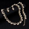 Shining Diva Fashion Stylish Combo 18k Gold Plated Pearl Nec... - Image 4
