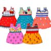 Sathiyas Baby Girl\'s A-Line Knee Length Multicolored Cotton... - Image 2