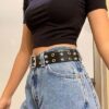 INOCEAN Studded Belt, Studded Belt Mens, Bullet Belt, y2k ac... - Image 4