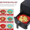 MECGREEN 6-Piece Air Fryer Silicone Liner Set | Non-Stick, H... - Image 5