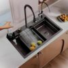 ARQUIN Kitchen Sink 30x18x9 inch with ANTI SCRATCH HONEYCOMB... - Image 2