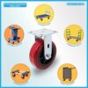ICON CASTER WHEELS 6" x 2" PRO Heavy Duty Industrial Casters... - Image 8