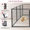 Jhsomdr 32" Portable Dog Fence Dog Kennel Outdoor Puppy Play... - Image 5
