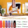 WKLOUYHE 4 Pairs Womens Mens Non-slip Grip Socks ABS Sport S... - Image 4