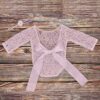 BabyMoon Girls Lace Romper with Hairband Born Baby Photograp... - Image 5