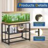 TOCRETOARE Fish Tank Stand 40 Gallon, Metal Aquarium Stand 3... - Image 3