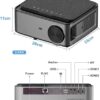 TONZO� LS-418 LED Projector - 1080p Native 4K Support, Andro... - Image 4