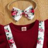Niren Enterprise Baby Girls Modal Febric Floral Printed Stra... - Image 7