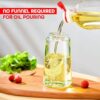PRIME PICK 2-in-1 Olive Oil Dispenser Bottle - 16oz/470ml Pr... - Image 6