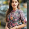 Sun Fashion And Lifestyle Women\'s Chanderi Stitched Printed... - Image 7
