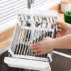 Lipka Adjustable Sliding Vegetable Basket for Kitchen Sinks ... - Image 3