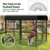 PawGiant Dog Kennel Outdoor, Dog House with Roof Waterproof ... - Image 9