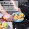 Xacton Air Fryer Liners I Round Silicone Basket Baking Tray ... - Image 9