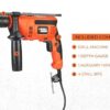 BLACK+DECKER KR554RE 550W 13mm Corded Variable Speed Reversi... - Image 5